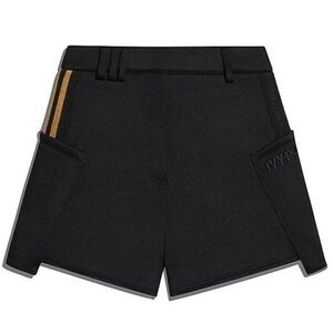 ADIDAS x IVY PARK Black High-Waist Black Suit Shorts